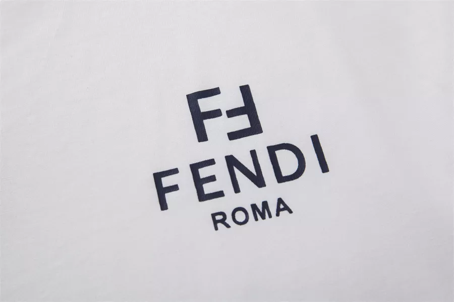 fendi t-shirt manches courtes pour unisexe s_12771a54